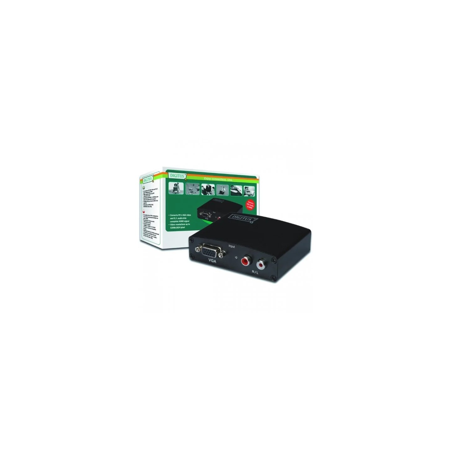 Digitus konverter DS-40130 VGA-Audio to HDMI