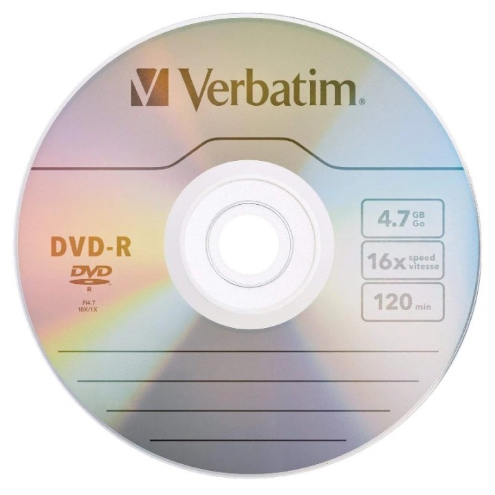 Verbatim DVD-R medij 50/1 wrap, DataLife 43791