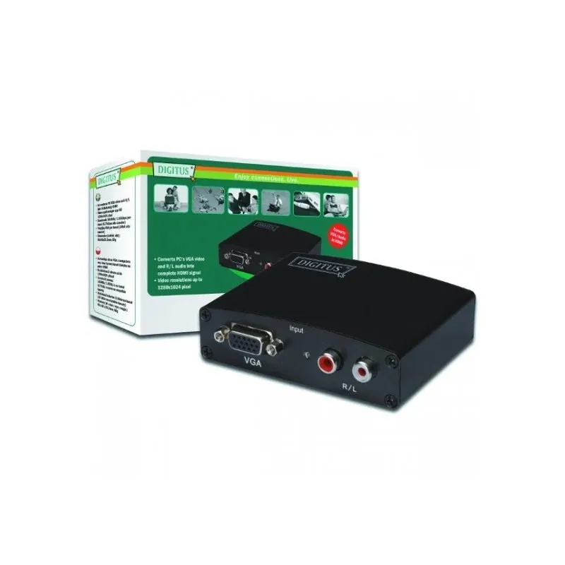 Digitus konverter DS-40130 VGA-Audio to HDMI
