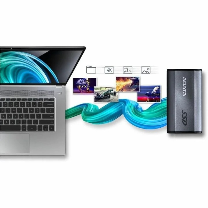 ADATA externi SSD 500GB SE880 sivi