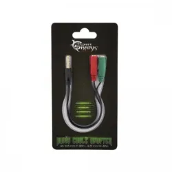 White Shark Adapter Stereo 3.5 mm M 4pin/2xStereo jack F 3pin 3.5 mm