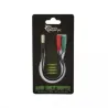 White Shark Adapter Stereo 3.5 mm M 4pin/2xStereo jack F 3pin 3.5 mm