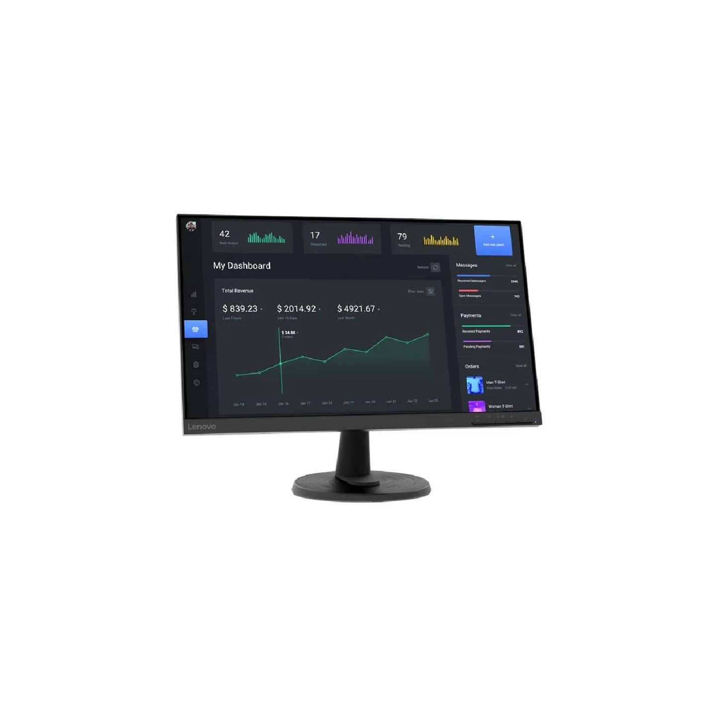 Monitor Lenovo 24'' D24-40
