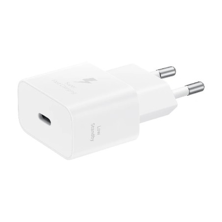 Samsung punjač 25W brzo punjenje USB-C bijeli (kabal nije uključen)