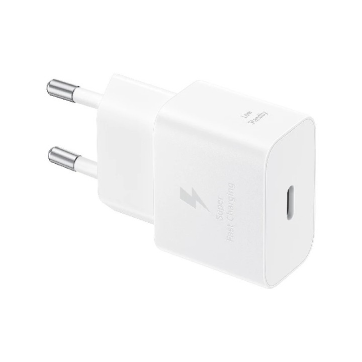 Samsung punjač 25W brzo punjenje USB-C bijeli (kabal nije uključen)