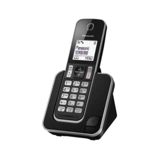 Panasonic telefon KX-TGD310FXB, bežični, crni