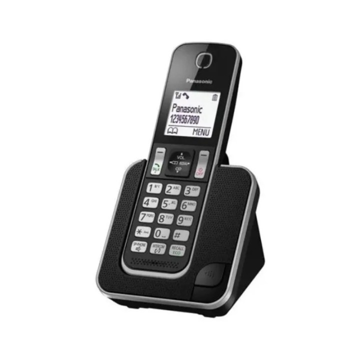 Panasonic telefon KX-TGD310FXB, bežični, crni