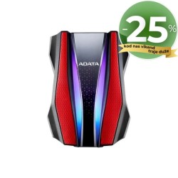 ADATA externi 1TB HD770G crveni RGB, USB 3.2
