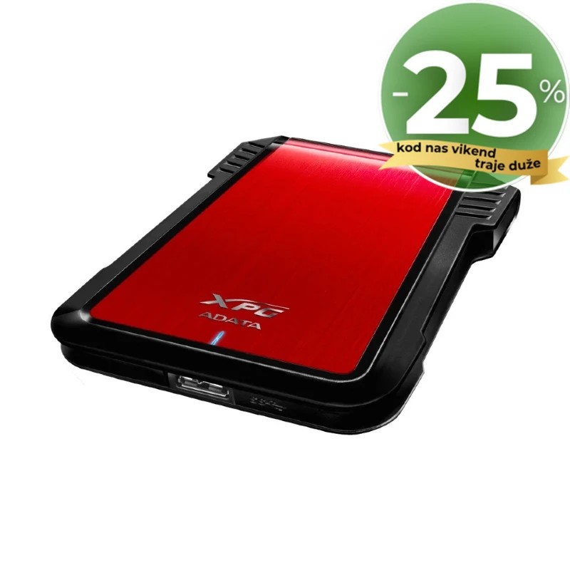 ADATA EX500 kućište za HDD 2,5 USB 3.1, AEX500U3-CRD ADATA EX500 kućište za HDD 2,5 USB 3.1, AEX500U3-CRD