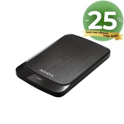 ADATA externi 4TB HV320 Slim, USB 3.2 crni