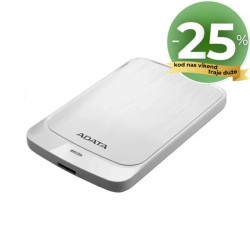 ADATA externi 1TB HV320 Slim, USB 3.2 bijeli
