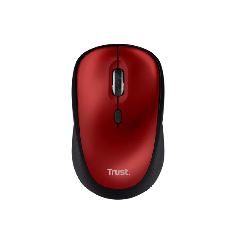 Trust Yvi+ Silent miš bežični crveni