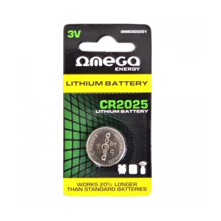 Omega baterija CR2025