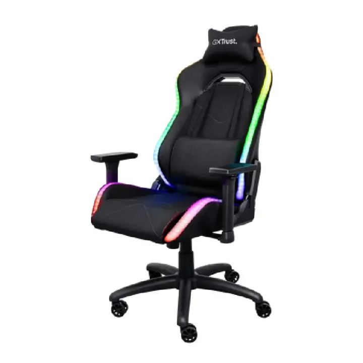 Trust gaming stolica GXT719 RGB RUYA, crna