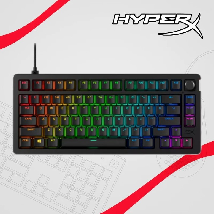 HyperX Alloy Rise 75 mehanička gaming tastatura HX crvena (US layout)