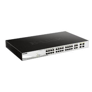 D-Link switch 24-portni gigabit PoE web managed, DGS-1210-28P
