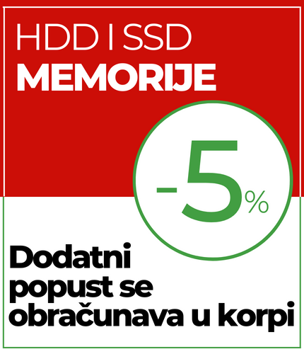 HDD I SSD Memorije