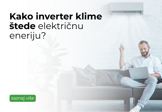 Kako inverter klime štede električnu energiju?