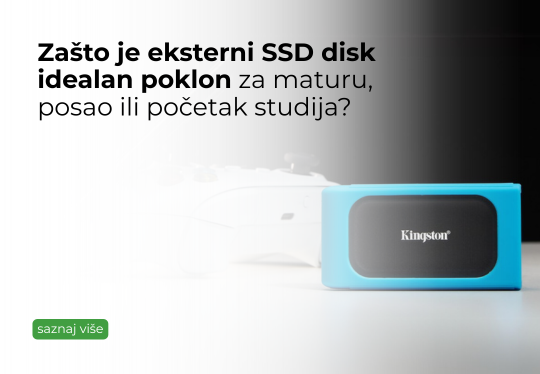Zašto je eksterni SSD disk idealan poklon za maturu, posao ili početak studija?