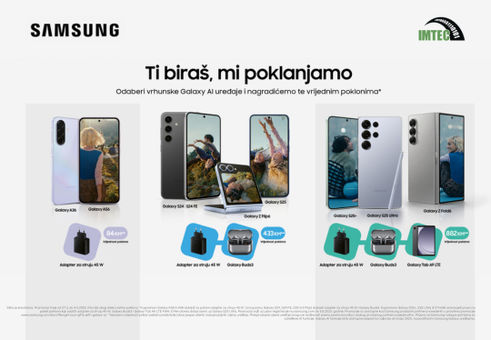 Samsung mobiteli: Uz svaki uređaj vrijedan poklon!