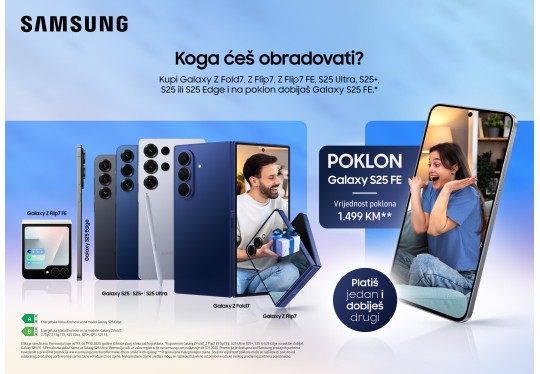 Samsung promocija u Imtec-u: Kupi Galaxy i dobijaš Galaxy S25 FE