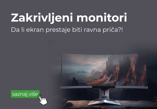 Zakrivljeni monitori: Da li ekran prestaje biti ravna priča?!