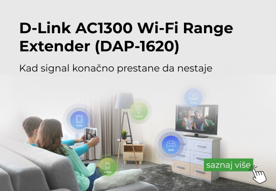 D-Link AC1300 Wi-Fi Range Extender (DAP-1620): Kad signal konačno prestane da nestaje