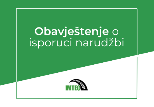 Obavještenje o isporuci narudžbi