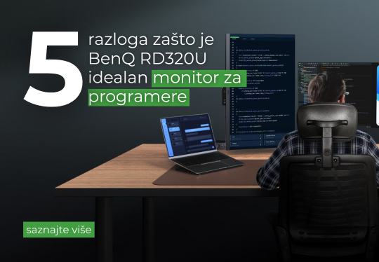 5 razloga zašto je BenQ RD320U idealan monitor za programere
