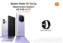 Xiaomi Redmi Note 14: Za bolji početak Watch 5 Lite na poklon