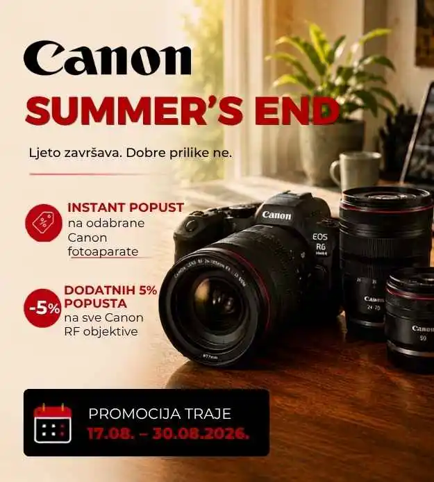 Canon Summer's End  Canon fotoaparati i RF objektivi na akciji