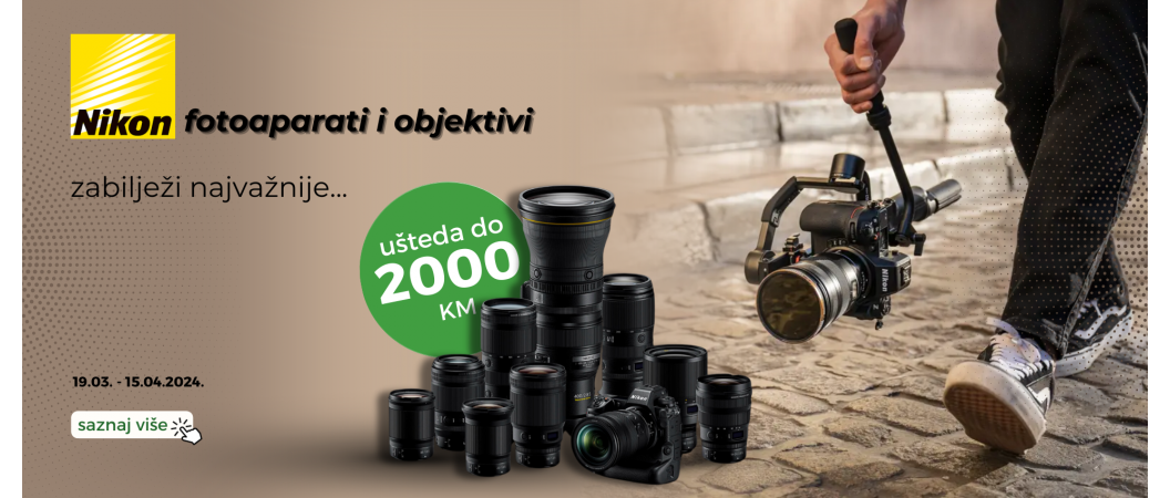 Nikon: Kupi fotoaparat i uštedi do 2000 KM za objektiv