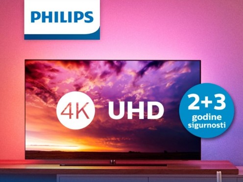Philips 4K UHD: 2+3 godine dodatne sigurnosti