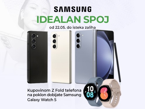 Idealan spoj: Kupi Samsung Z Fold i dobićeš Samsung Galaxy Watch 5