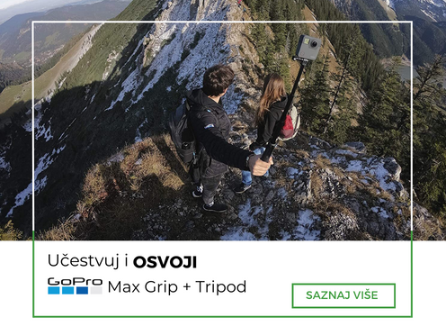Učestvuj i osvoji GoPro Max Grip + Tripod