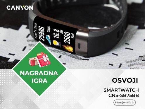 OSVOJITE CANYON SMARTWATCH CNS-SB75BB