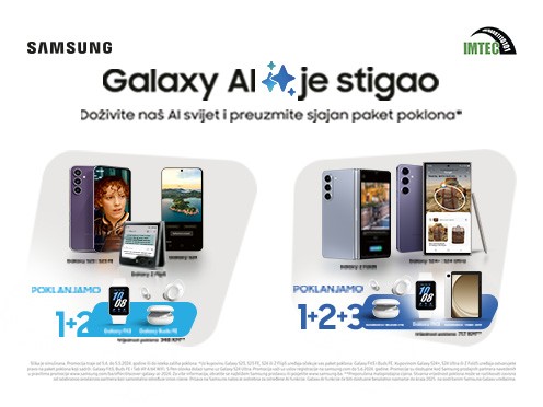 Samsung:  Izaberi mobitel i preuzmi poklone